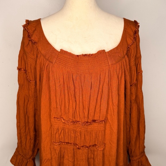 Free People Endless See Ya There Mini Dress Oversized Silhouette Size L - Picture 5 of 8